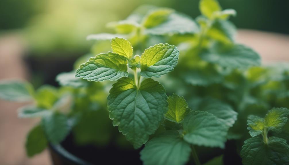 history of lemon balm