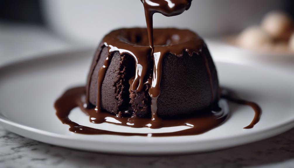 history of molten chocolate