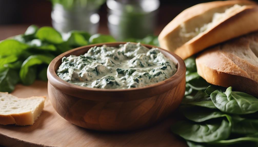 history of spinach dip