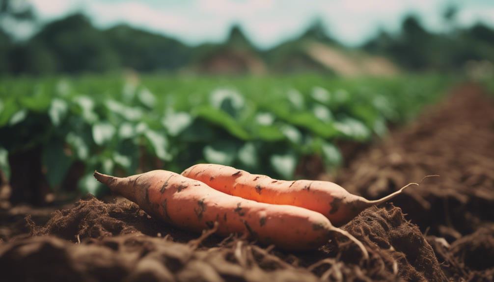 history of sweet potatoes