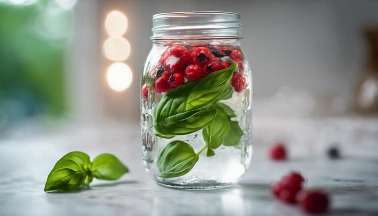 Sous Vide Berry and Basil Water