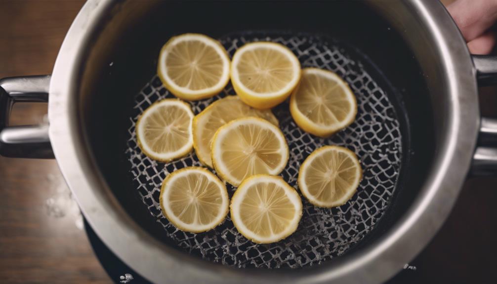 infusing ginger in syrup