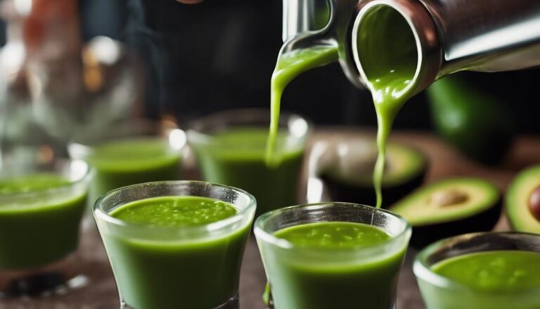 Sous Vide Avocado Gazpacho Shots