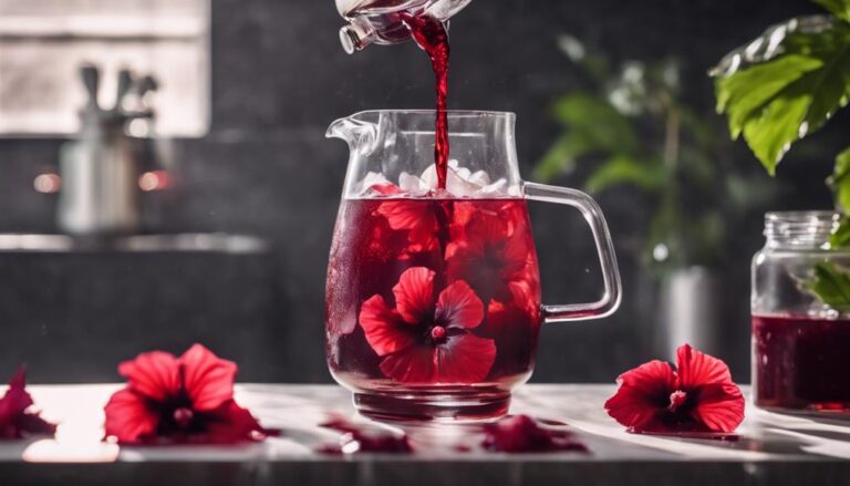 Sous Vide Cold Brew Hibiscus Tea