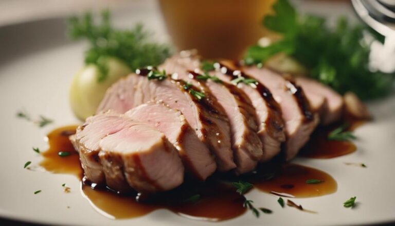 Sous Vide Pork Tenderloin With Apple Cider Reduction