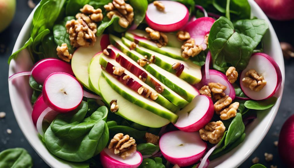 key ingredients for salad