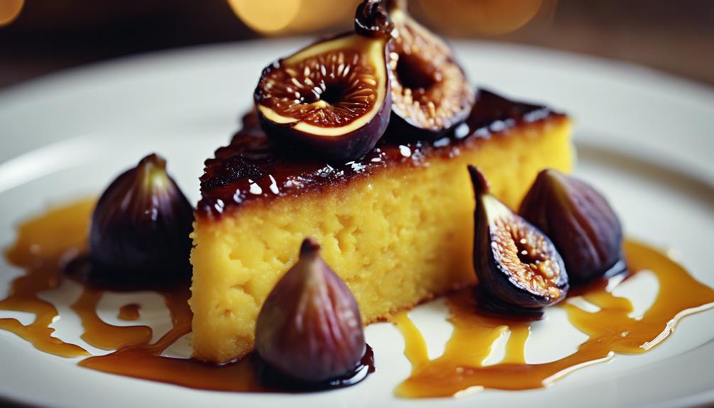 key polenta cake elements