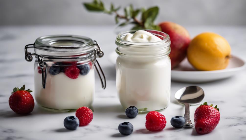 key yogurt components analyzed