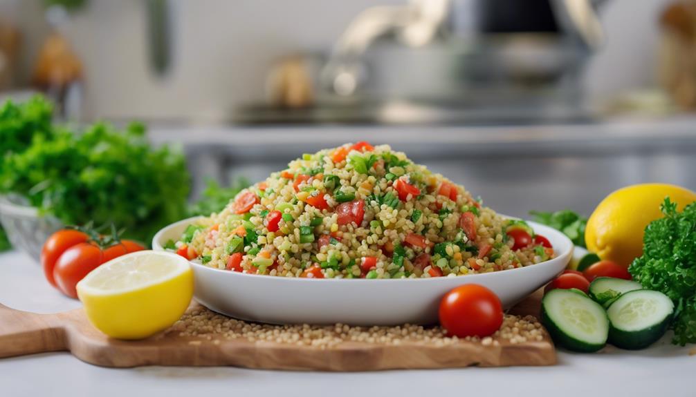 lebanese parsley bulgur salad