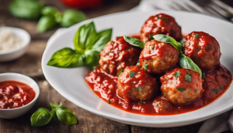 Sous Vide Turkey Meatballs in Marinara (Two Points)