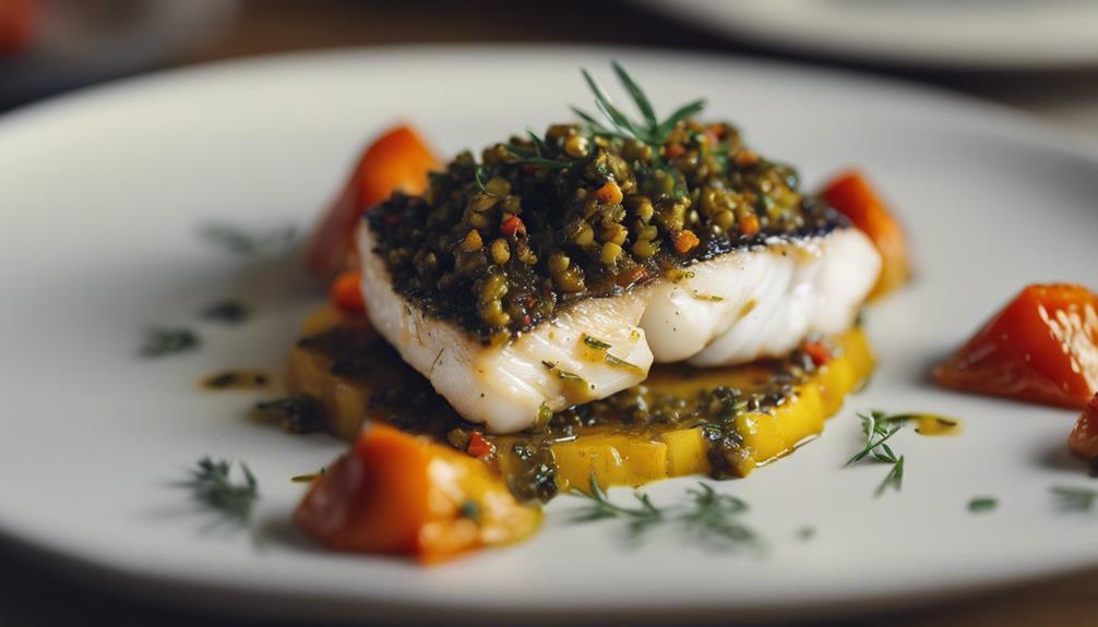 mediterranean inspired flavor with cod