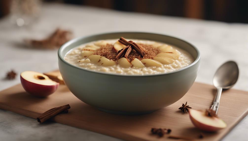 millet porridge with apples