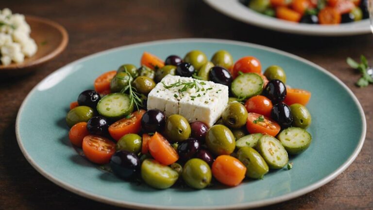 Sous Vide Greek Salad Without Onions