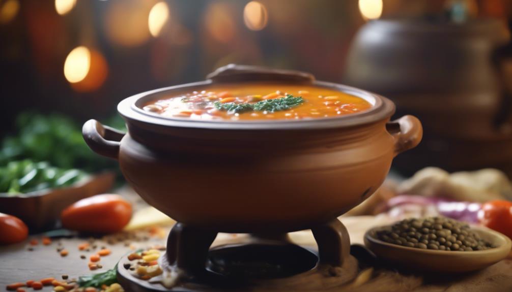 origins of ancient soup