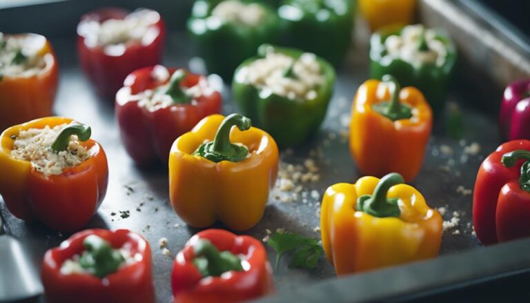 Ovo Vegetarianism Egg-Stuffed Bell Peppers"