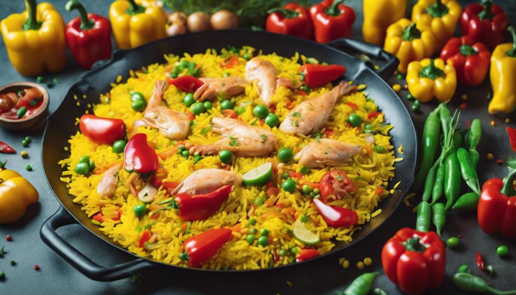 paella from valencia spain