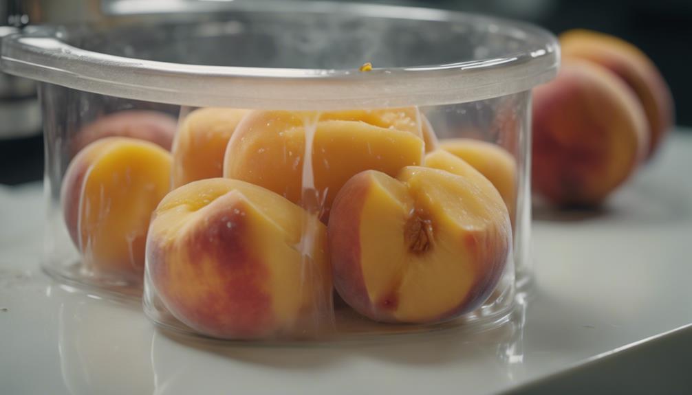 peach compote recipe creation