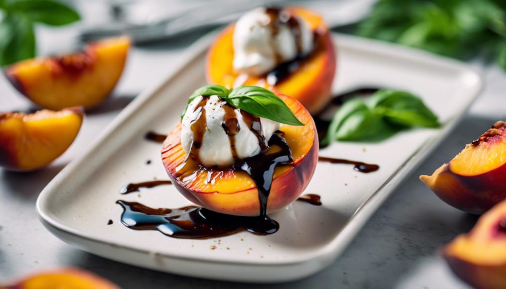 peach infused culinary delights