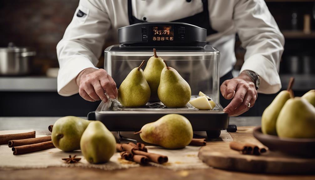 pear poaching technique origins