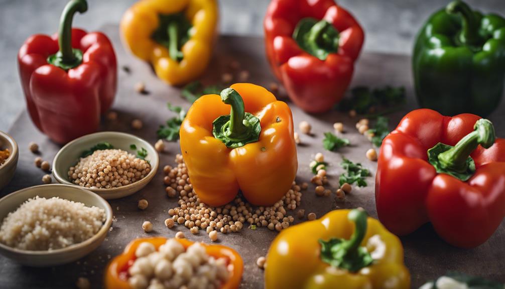 peppers stuffed with rice