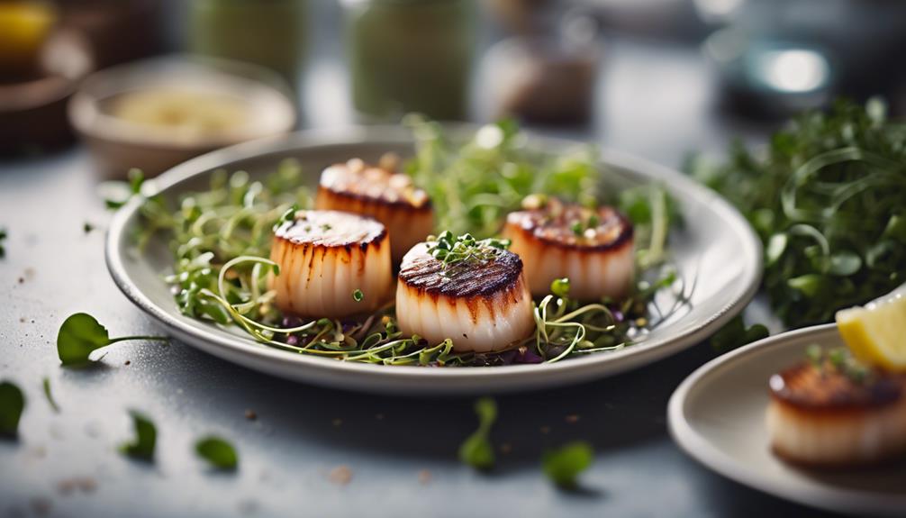 perfecting the scallop dish