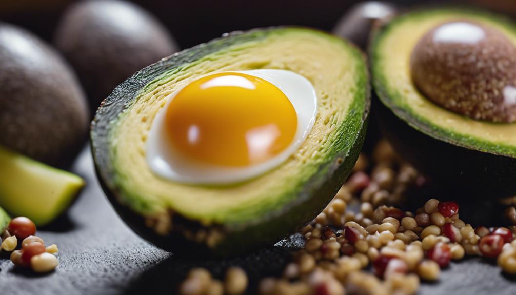 perfectly cooked avocado halves