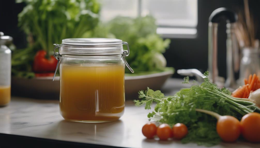 perfectly cooked bone broth