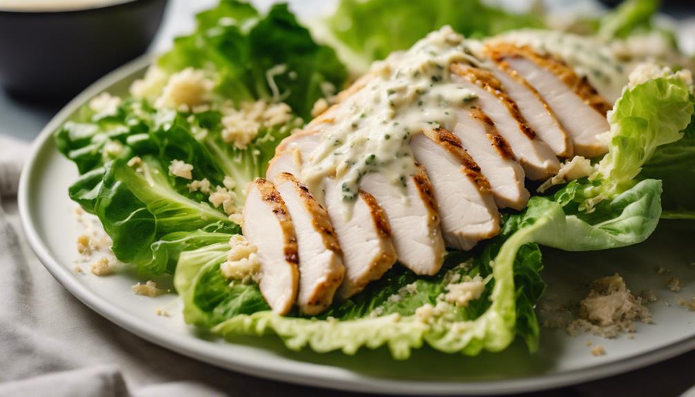 perfectly cooked chicken salad