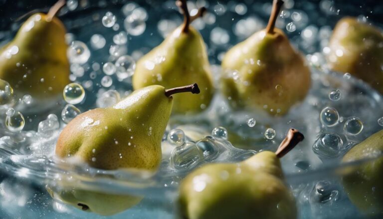 Sous Vide Ginger Poached Pears