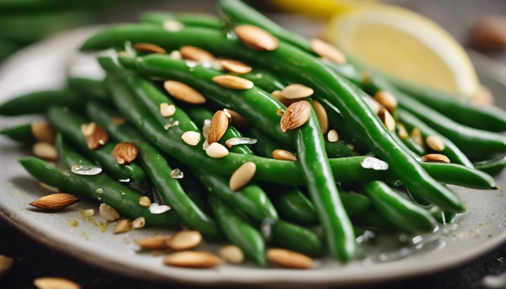 perfectly cooked green beans