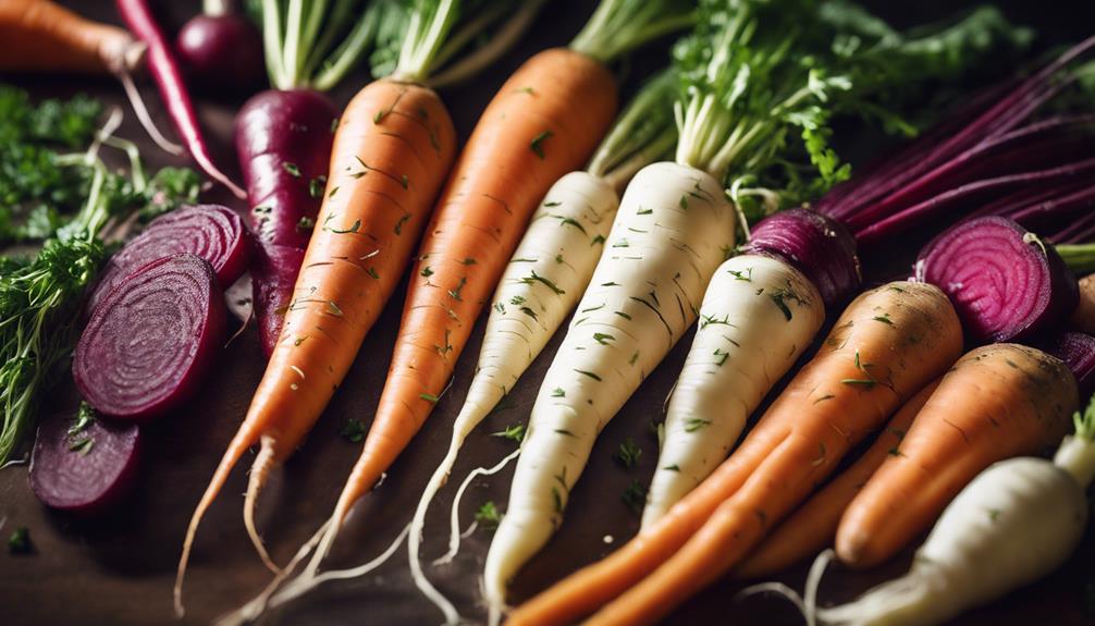 perfectly cooked root vegetables