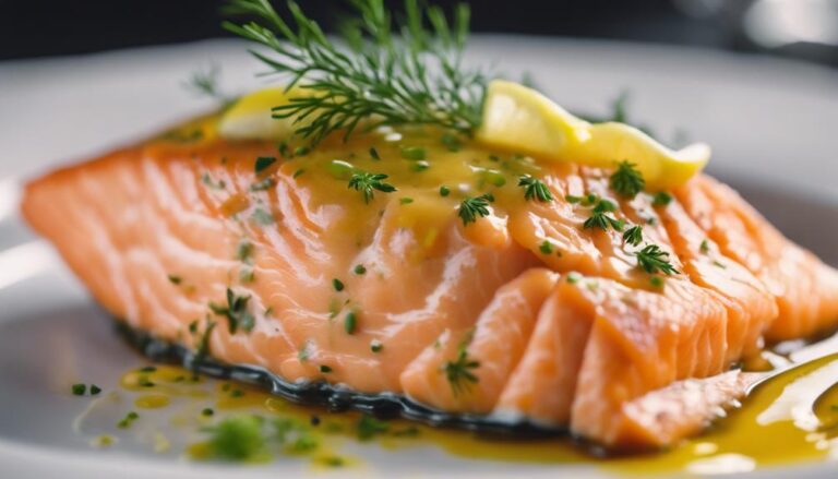 Sous Vide Salmon With Lemon Dill Sauce