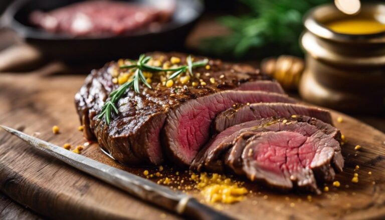 Sous Vide Beef Sirloin With Mustard Rub