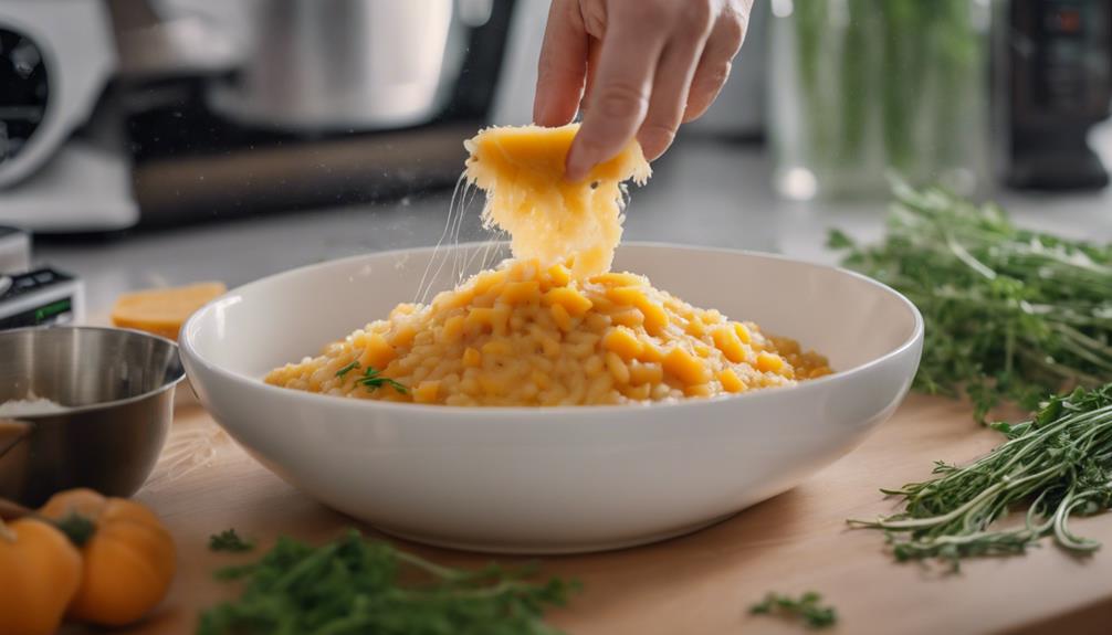 perfectly cooked squash risotto