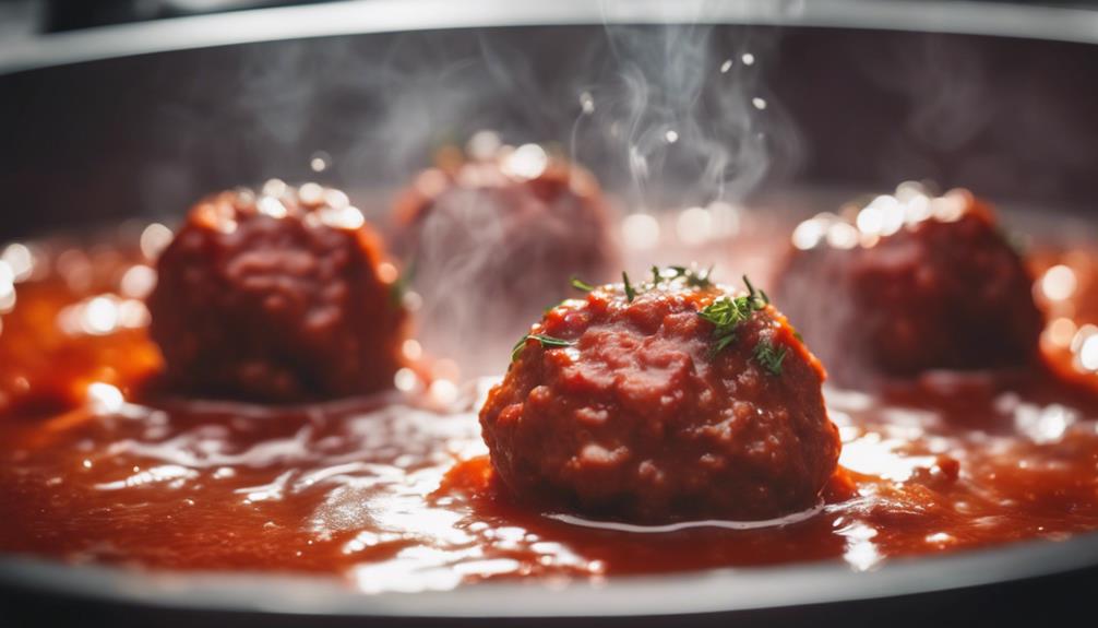 perfectly cooked tender meatballs