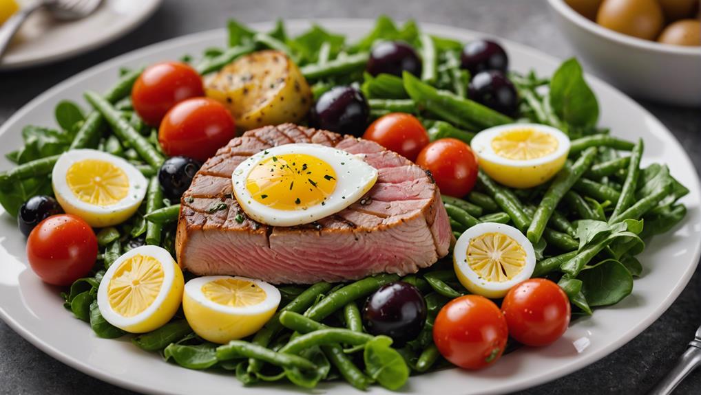 perfectly cooked tuna salad