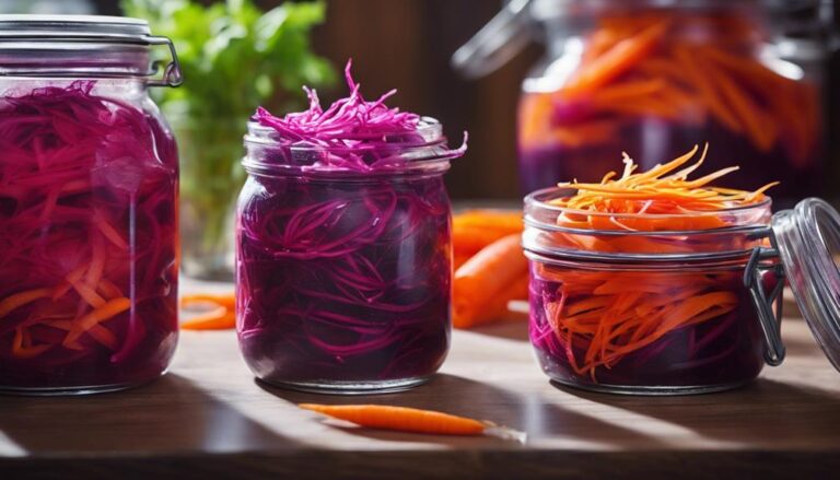 Sous Vide Pickled Beet and Carrot Slaw