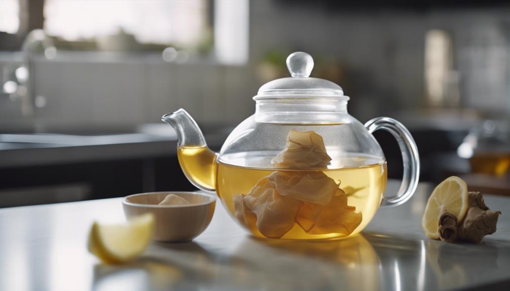 perfectly infused ginger tea