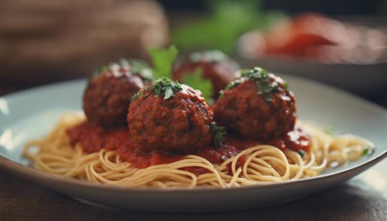 Sous Vide Vegan Meatballs With Spaghetti