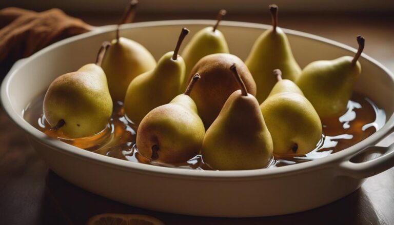 Baptismal Sous Vide Poached Pears With Cinnamon