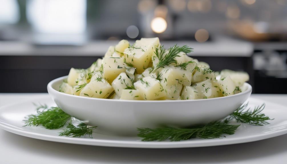 potato salad recipe development