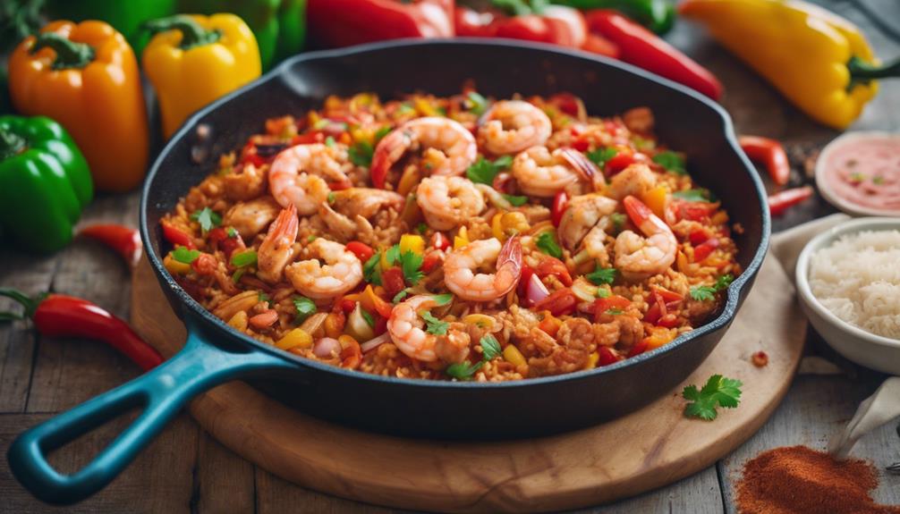 poultry and seafood jambalaya