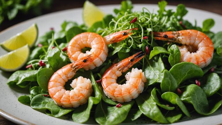 Sous Vide Ginger-Lime Shrimp With Greens