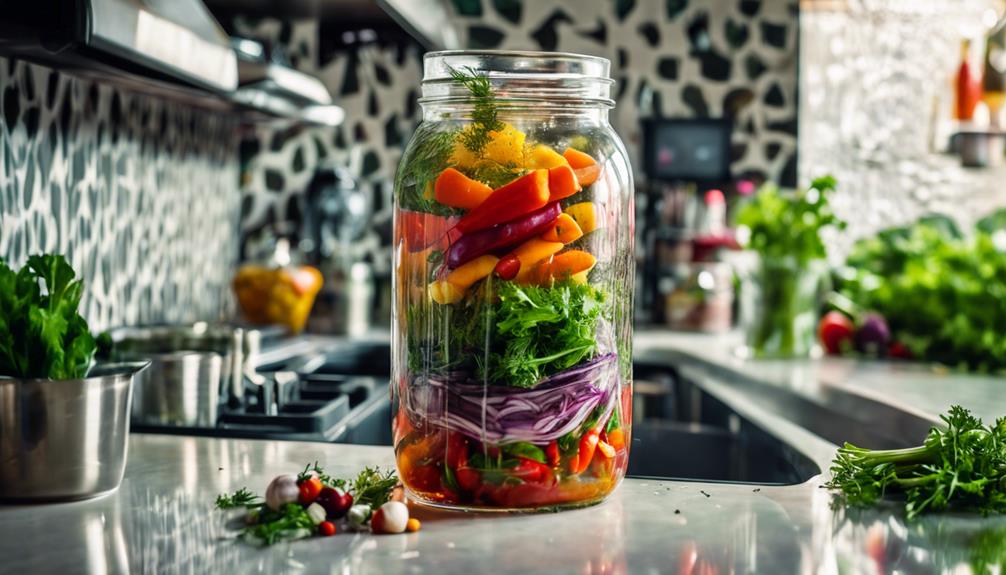 preserved cucumbers in brine