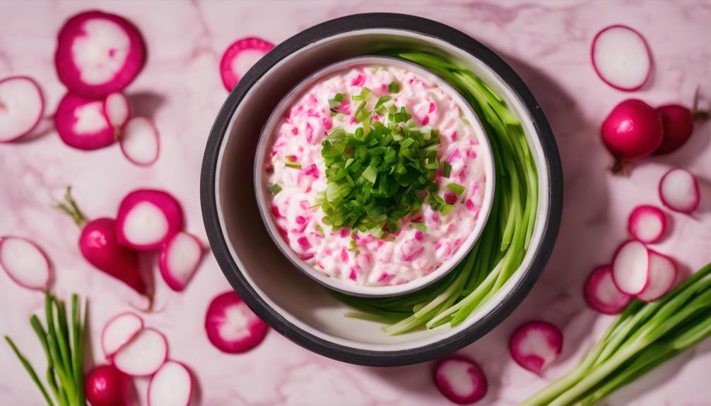 radish s flavor elevates dips