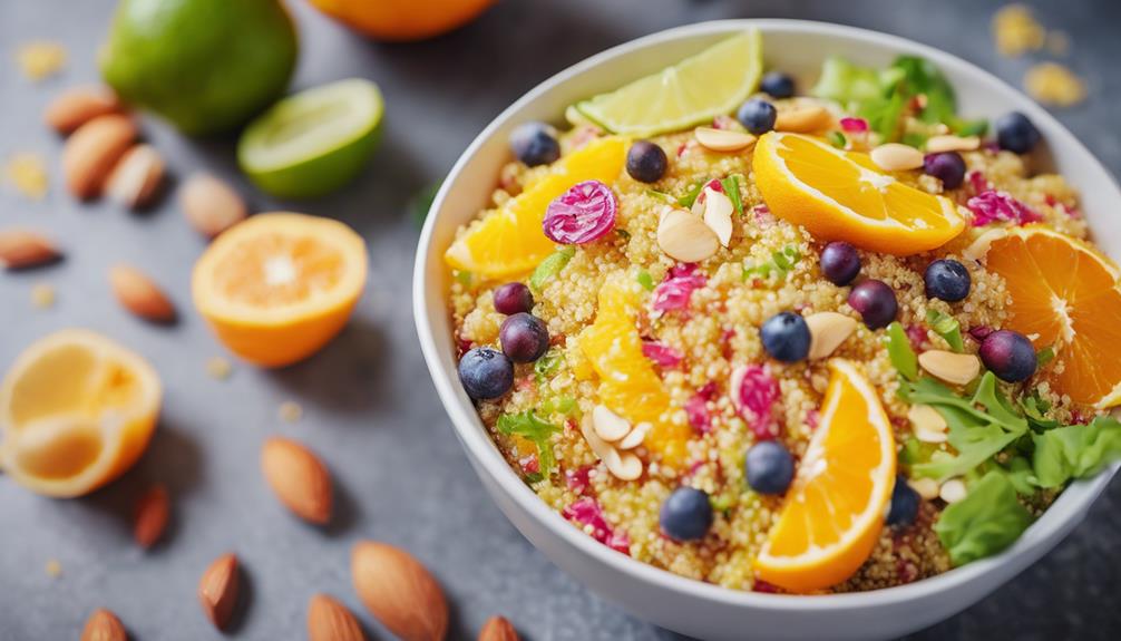 refreshing citrus quinoa salad