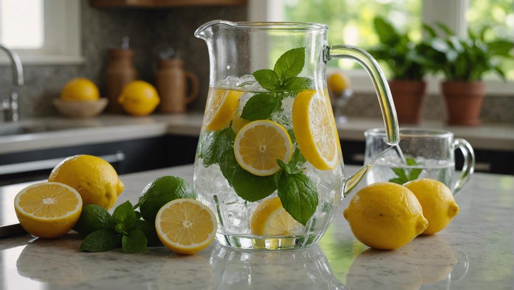 refreshing citrus water mix