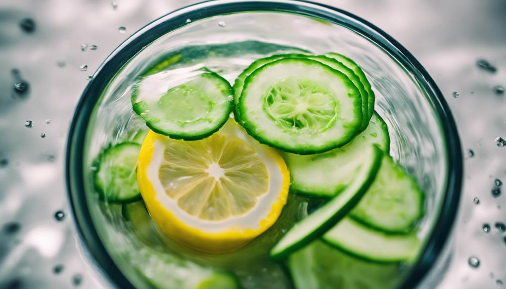 refreshing cucumber lemon water