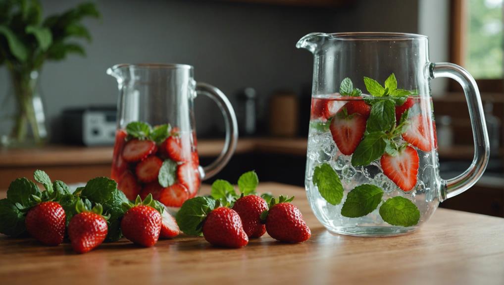 refreshing fruit infused beverages