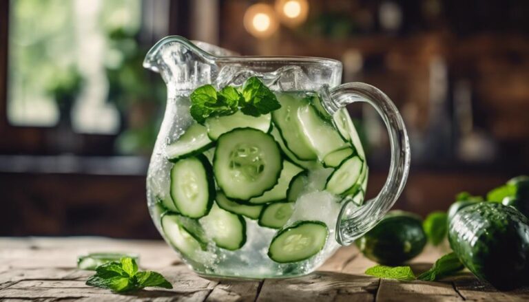 Sous Vide Infused Mint Cucumber Cooler